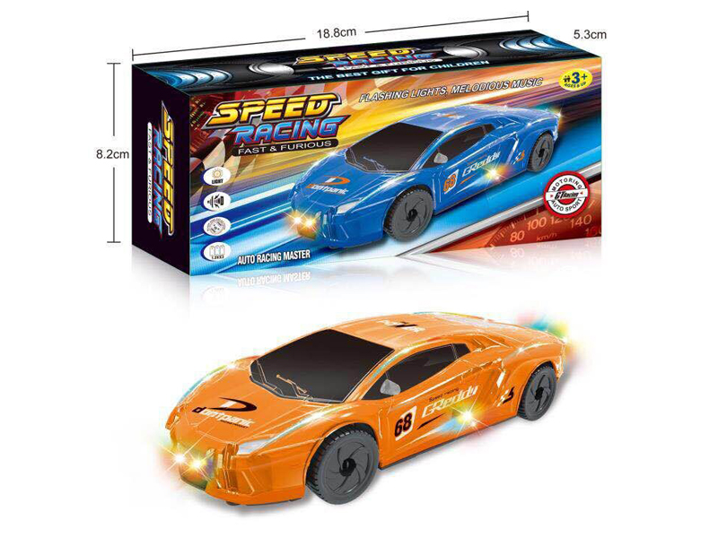 B/O Go And Bump Racing Car With Light And Music