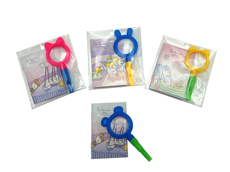 Cartoon Book + Magnifying Glass(2PCS)