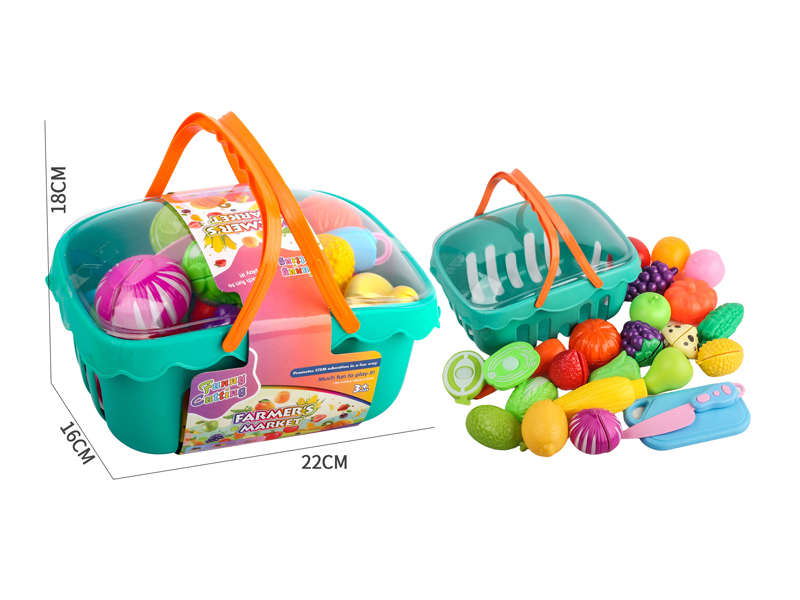 Cutting Fruits And Vegetables Toy Set 23PCS