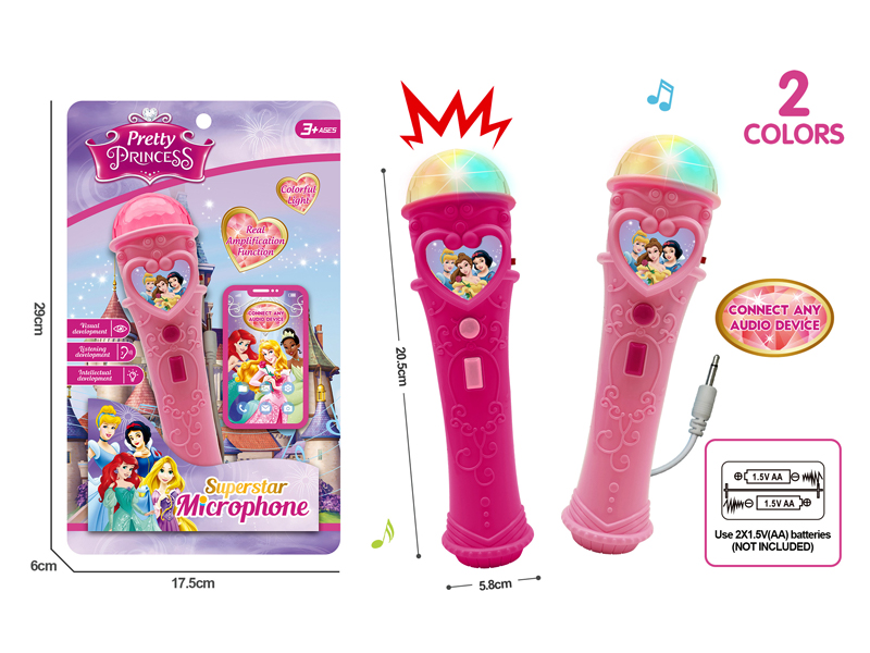 Loudspeaker Princess Microphone With Light