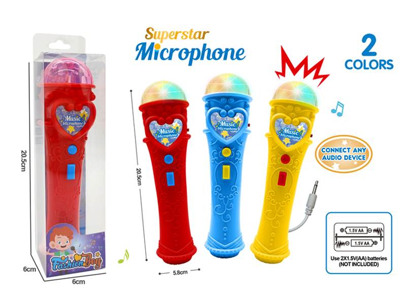 Loudspeaker Boy Microphone With Light