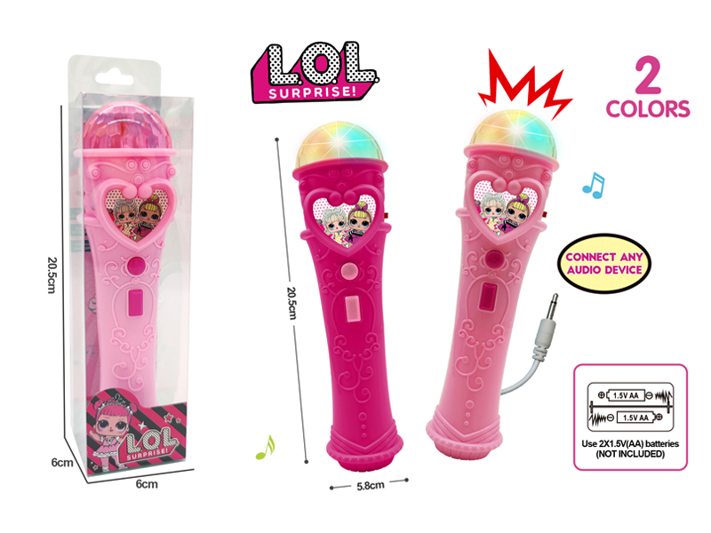 Loudspeaker LOL Surprise Doll Microphone With Light