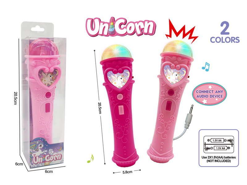 Loudspeaker Unicorn Microphone With Light