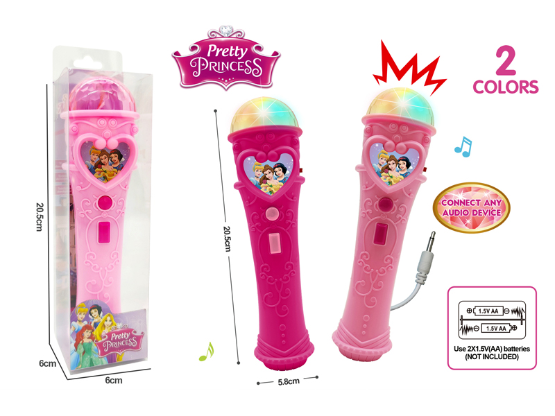 Loudspeaker Princess Microphone With Light