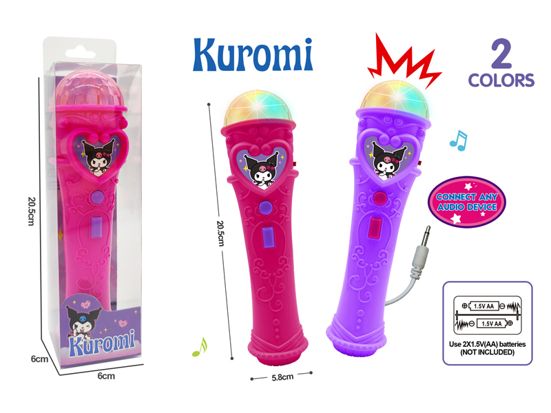 Loudspeaker Kuromi Microphone With Light