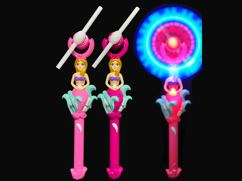 Mermaid Windmill Flash Stick With 6 Lights(No Music)