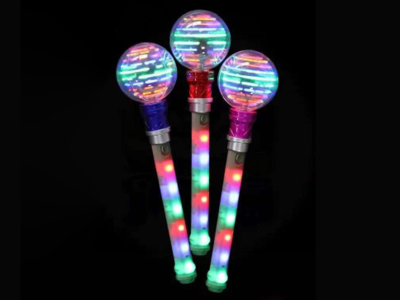 Solid Color Rotating Ball Flash Stick With 16 Lights(No Music)