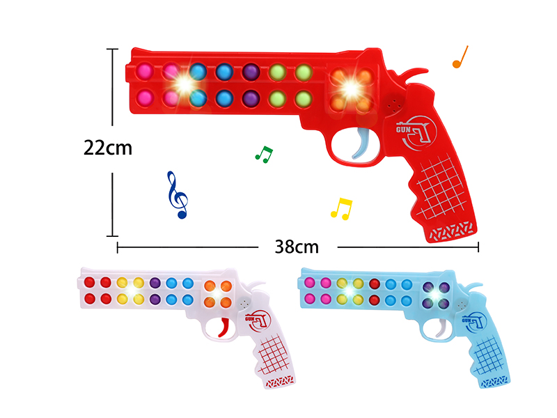 POP Finger Press Music Flash Gun