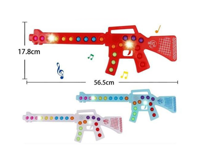 POP Finger Press Music Flash Gun