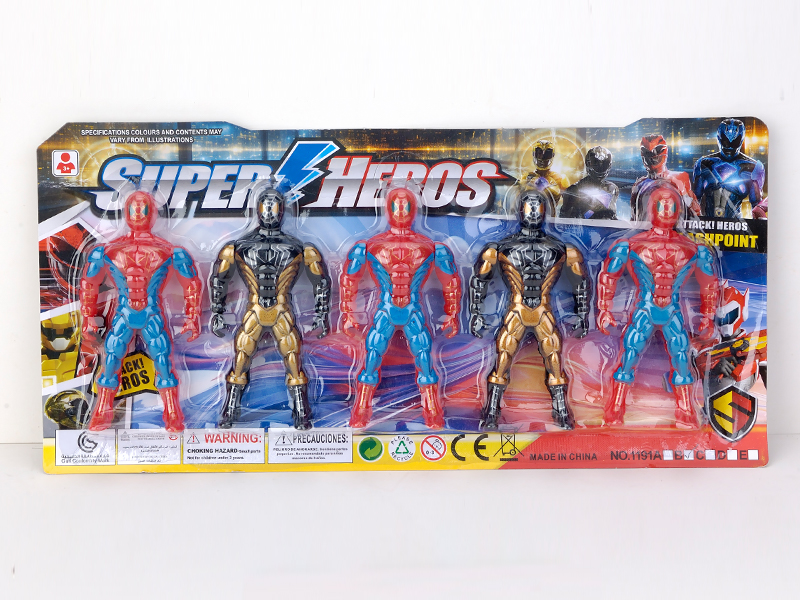 5PCS Spider Man