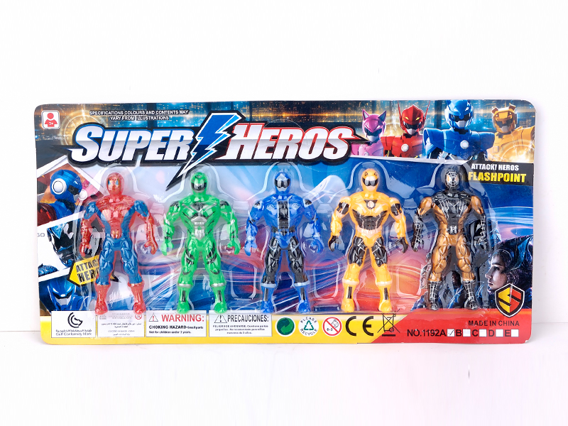 5PCS Warrior Toy