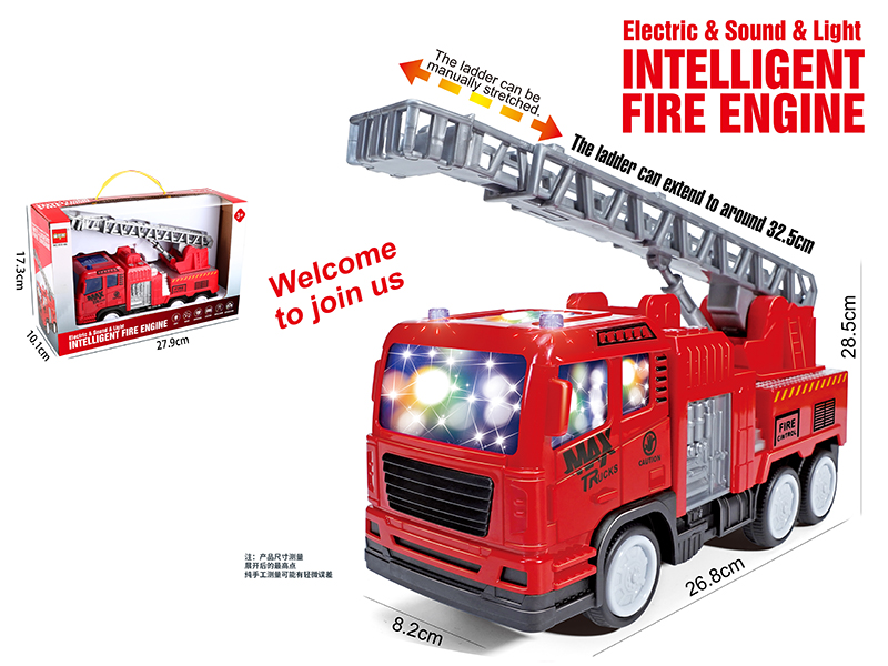 B/O Fire Engine With Sound And Light