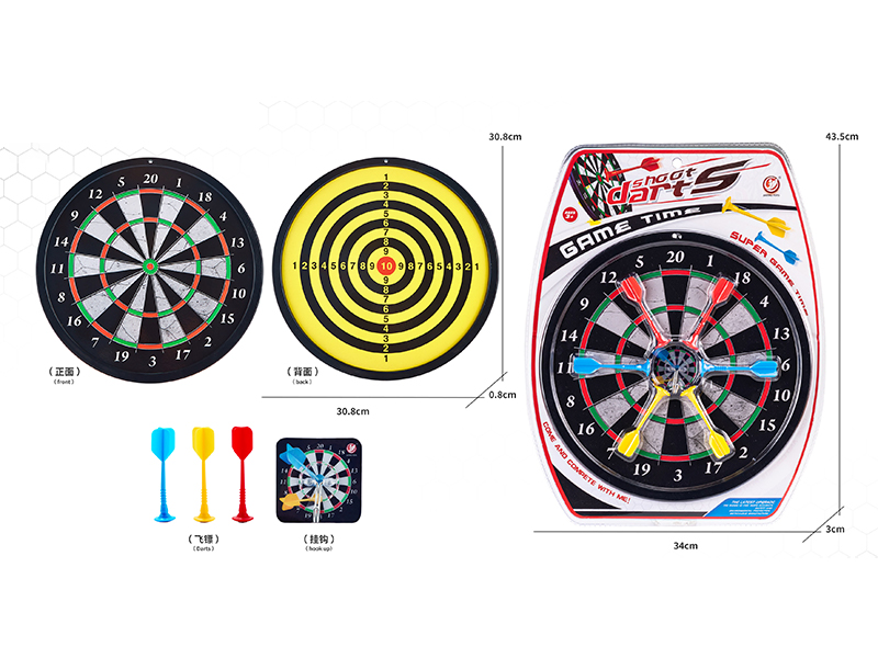 12 Inch Double Sided Magnetic Target Toy