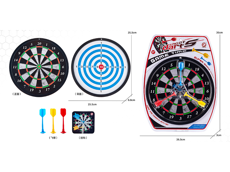 10 Inch Double Sided Magnetic Target Toy