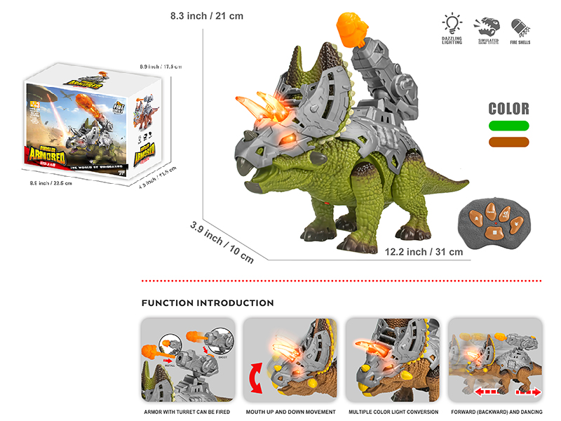 Remote Control Mecha Triceratops