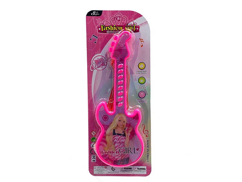 Doll 3D Guitar Toy With Music