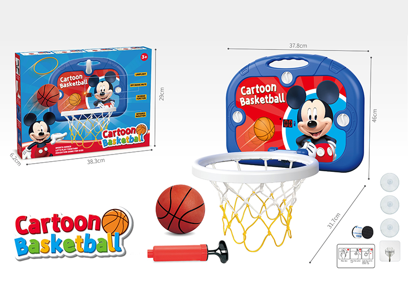 Induction Scoring Mickey Mouse Basketball Board Set