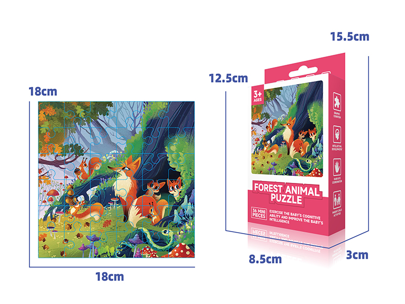 Forest Animal Puzzle 36pcs