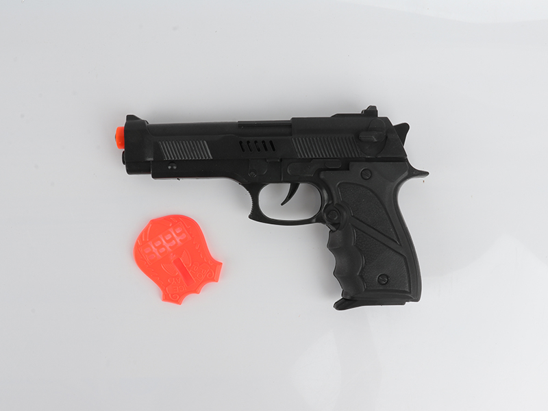 Solid Color Gun With Police Badge