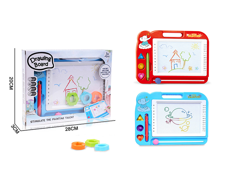 Magnetic Color Elephant Writing Board +Pen+Accessories