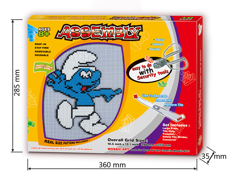 Smurfs Mosaic Puzzle