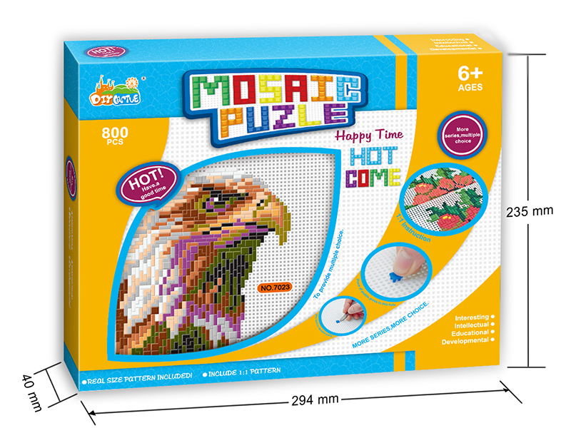 Eagle Mosaic Puzzle With Frame