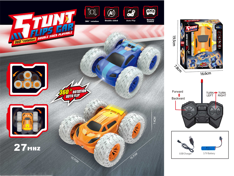 R/C Stunt Double-Sided Car With Light