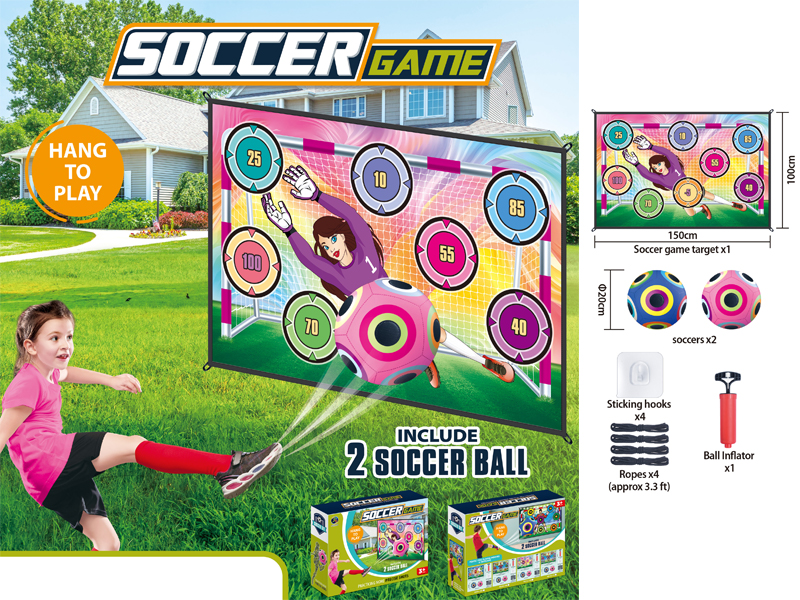 Girl'S Football Cloth+2 Ball