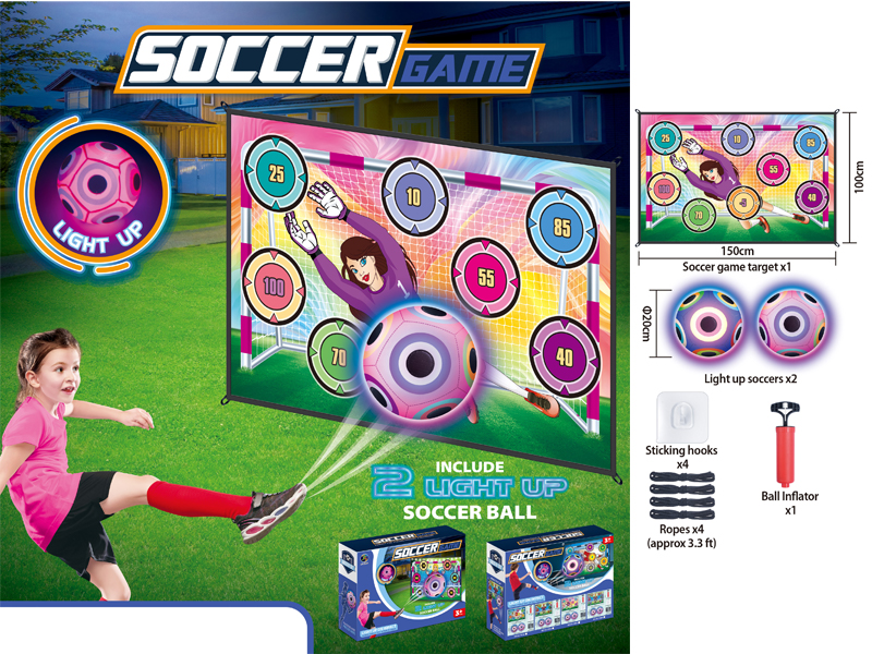 Girl'S Football Cloth+2 Lighted Ball