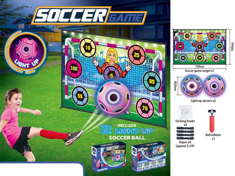 Girl'S Football Cloth+2 Lighted Ball