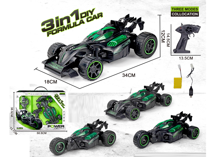 2.4G 4CH R/C 3-In-1 Vehicle