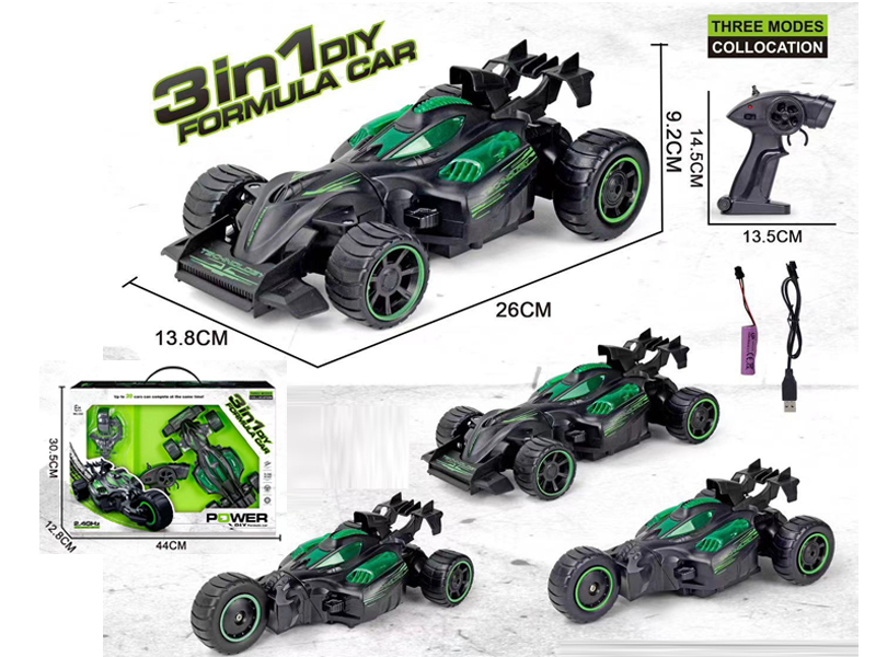 2.4G 4CH R/C 3-In-1 Vehicle