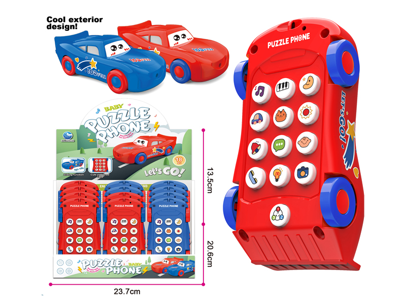 Puzzle Phone With Sound And Light (12Pcs)