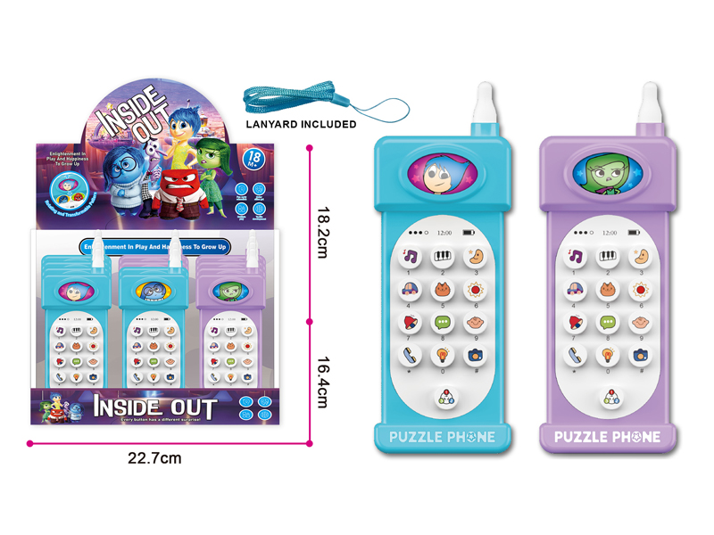 Puzzle Phone With Sound And Light (12Pcs)