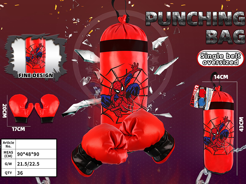 Single Belt Oversized Punching Bag - Spider-Man