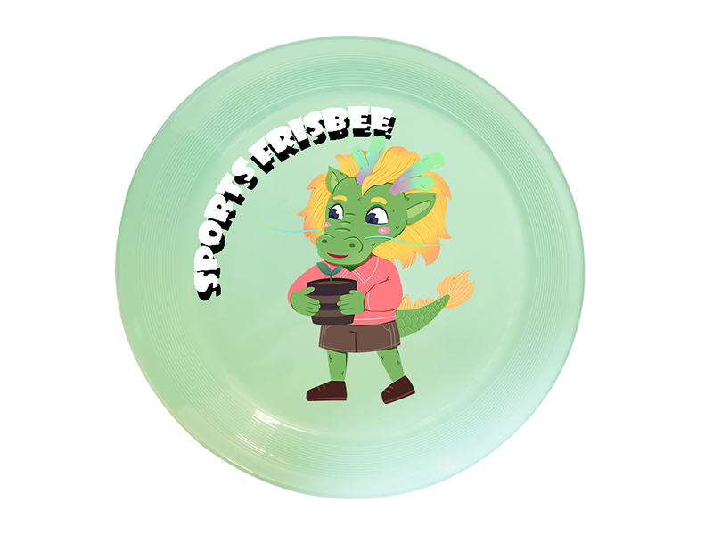 UV Printing Frisbee Toy 20cm - Dragon