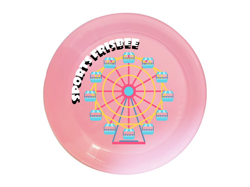 UV Printing Frisbee Toy 20cm - Ferris Wheel