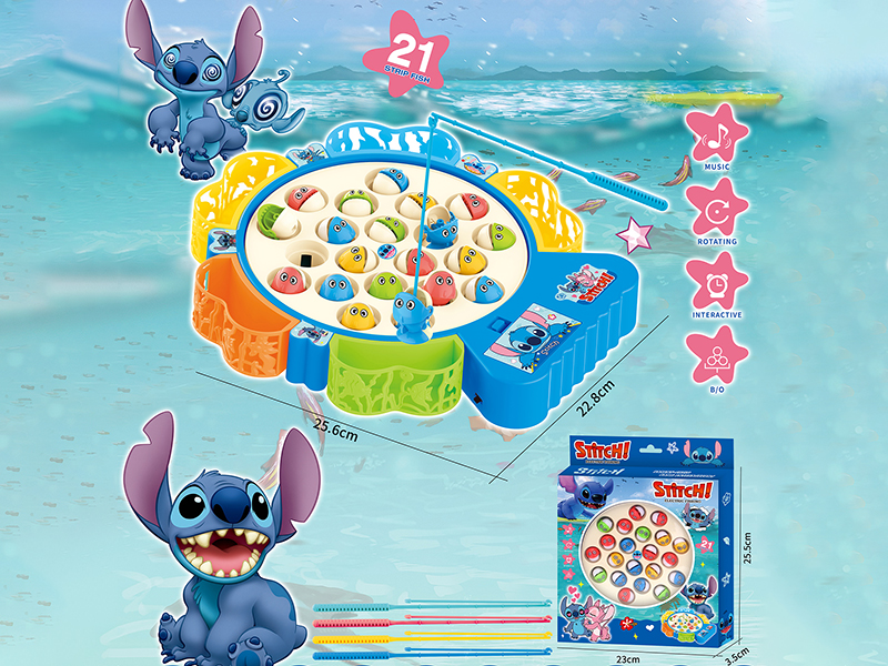 Stitch B/O Fishing Game