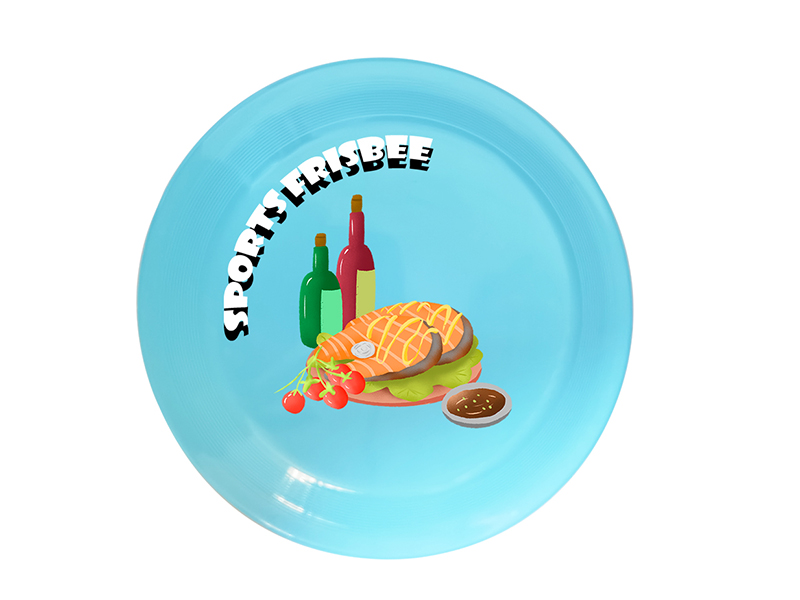 UV Printing Frisbee Toy 20cm - Western Food Theme