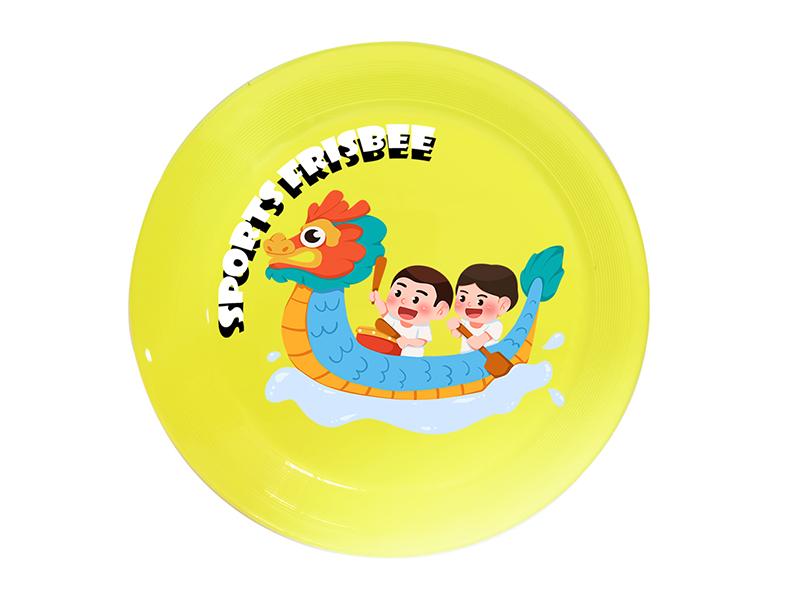 UV Printing Frisbee Toy 20cm - Loong Boat Theme