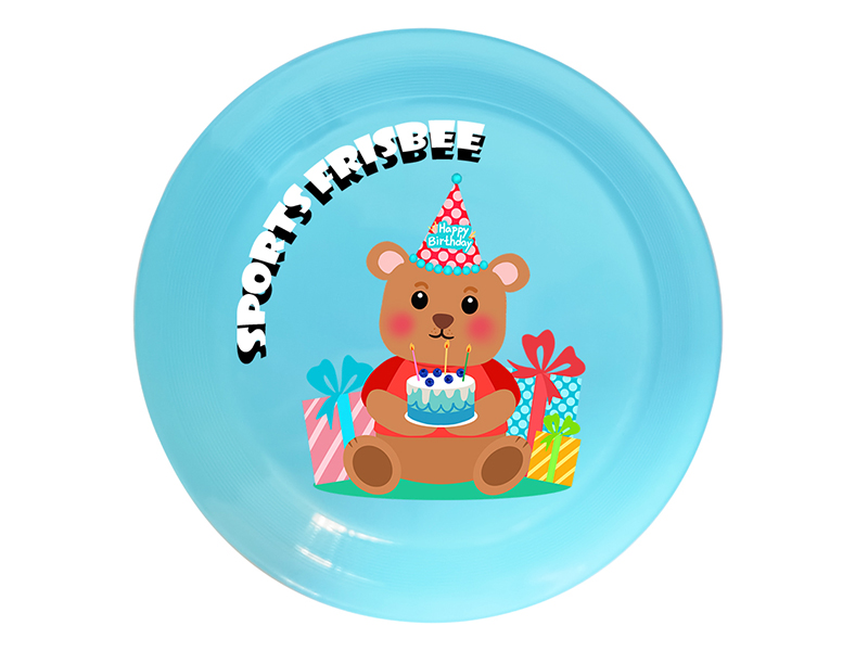 UV Printing Frisbee Toy 24cm - Bear