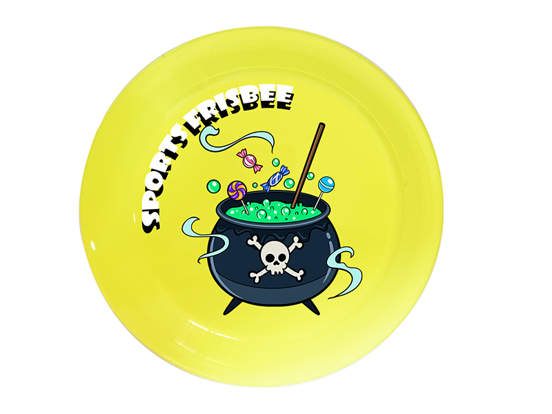 UV Printing Frisbee Toy 24cm - Halloween Theme