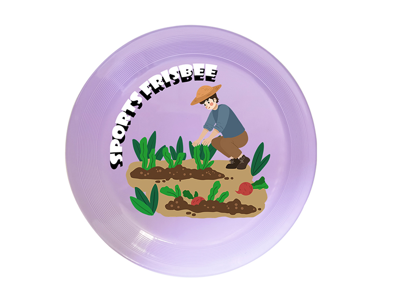 UV Printing Frisbee Toy 24cm - Farming Theme