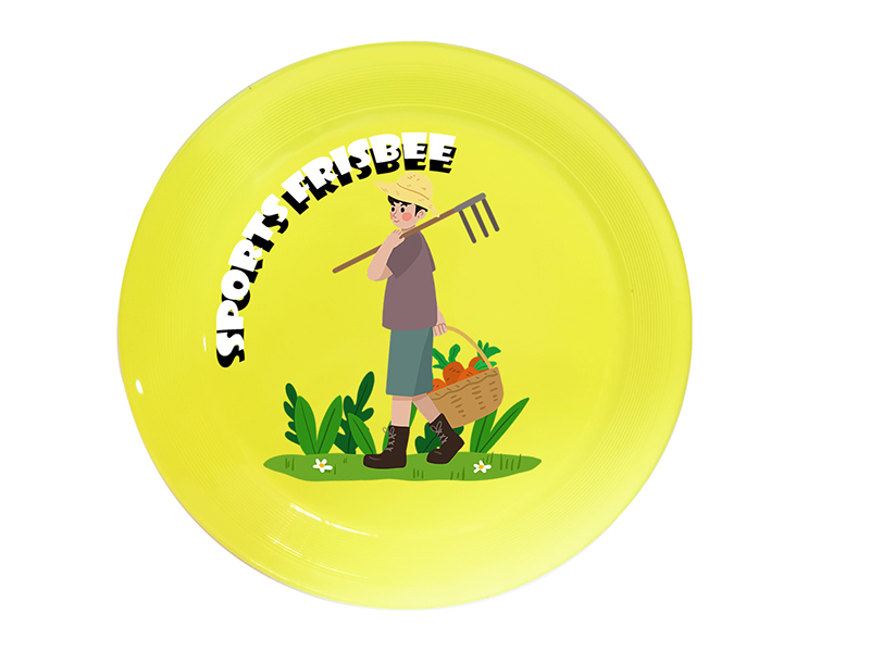 UV Printing Frisbee Toy 24cm - Farming Theme