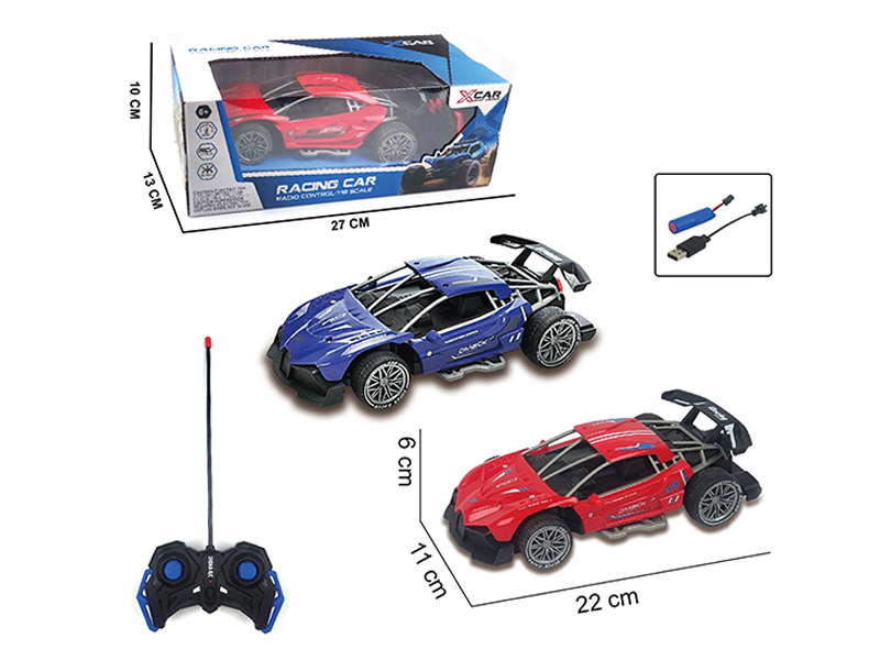 1:18 4CH R/C Skeleton Car