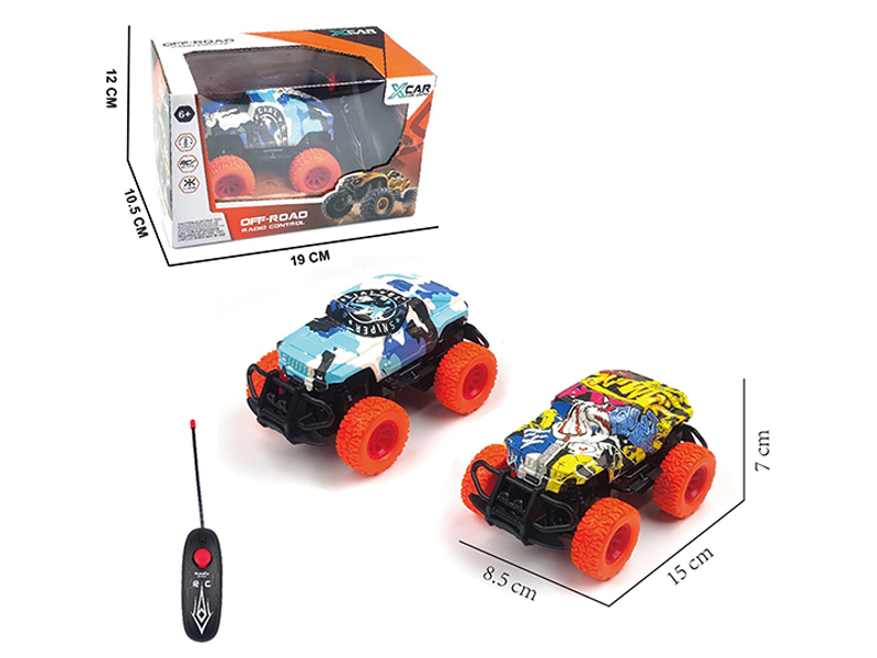 1:43 2CH R/C Graffiti Car