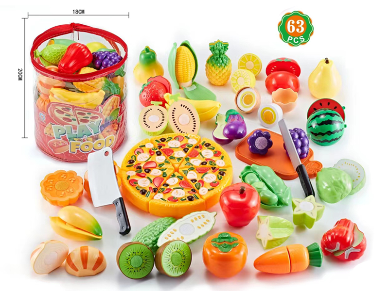 Cutting Fruit And Vegetable Set 63PCS