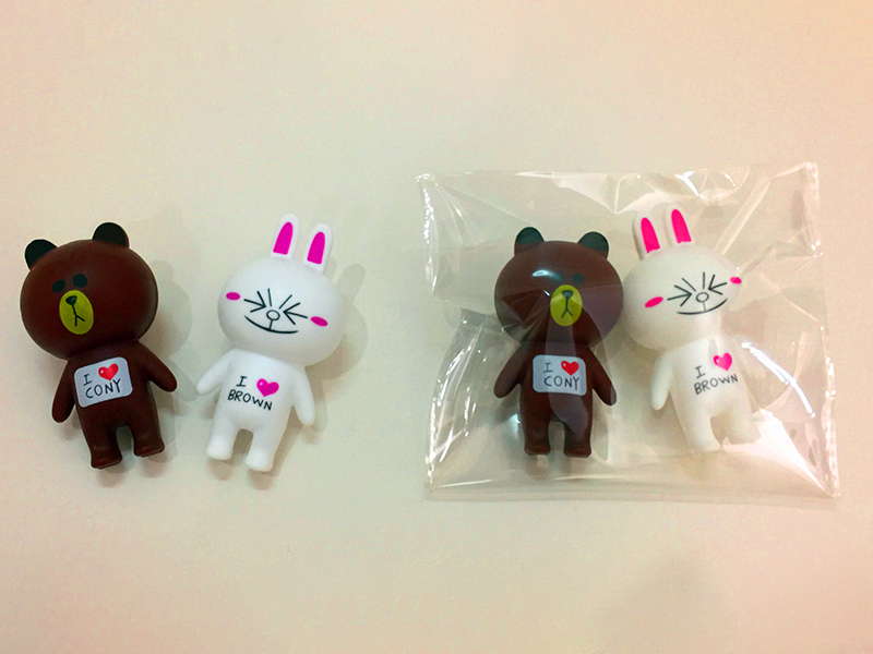 Brown Bear And Cony Rabbit Doll