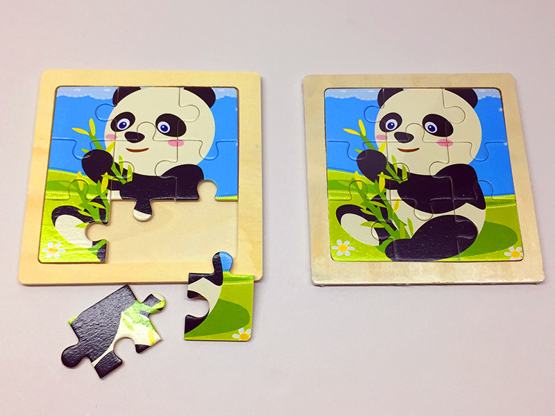 Wooden Puzzle - Panda