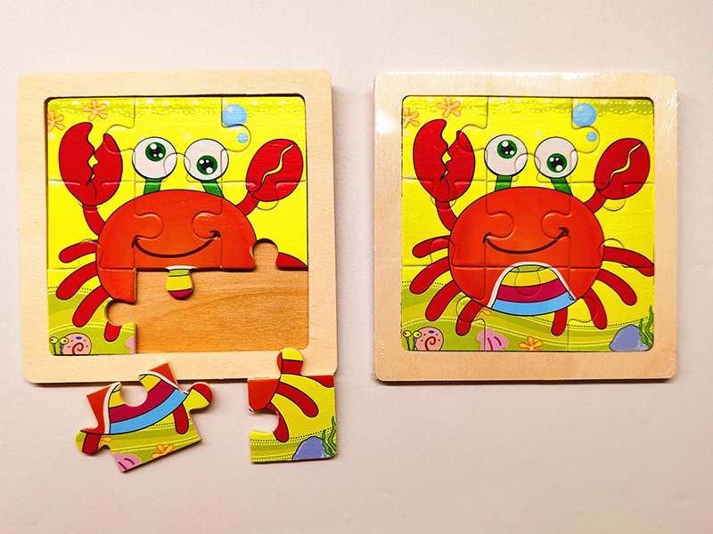 Wooden Puzzle - Crab